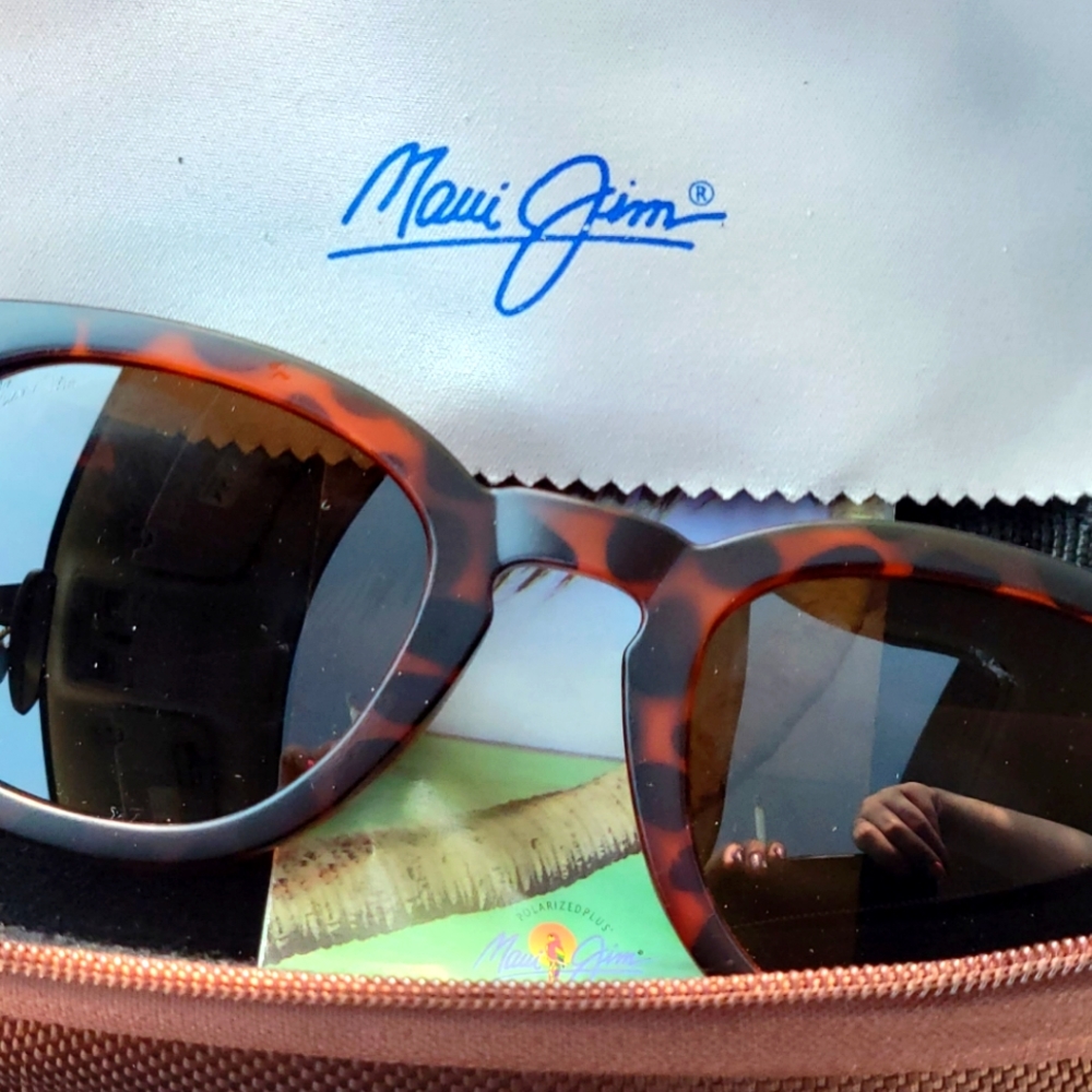 Never Worn: The Maui Jim: Koko head Tortoise Matte Polarized  Sunglasses